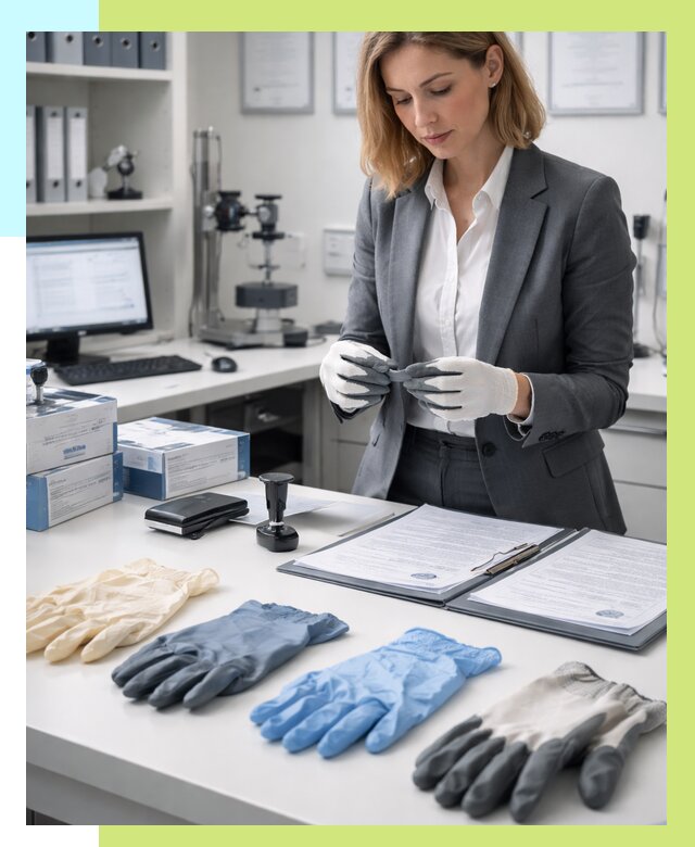 Сертификация перчаток в Соли-Илецке от 8855 р. | Алешин-Сои