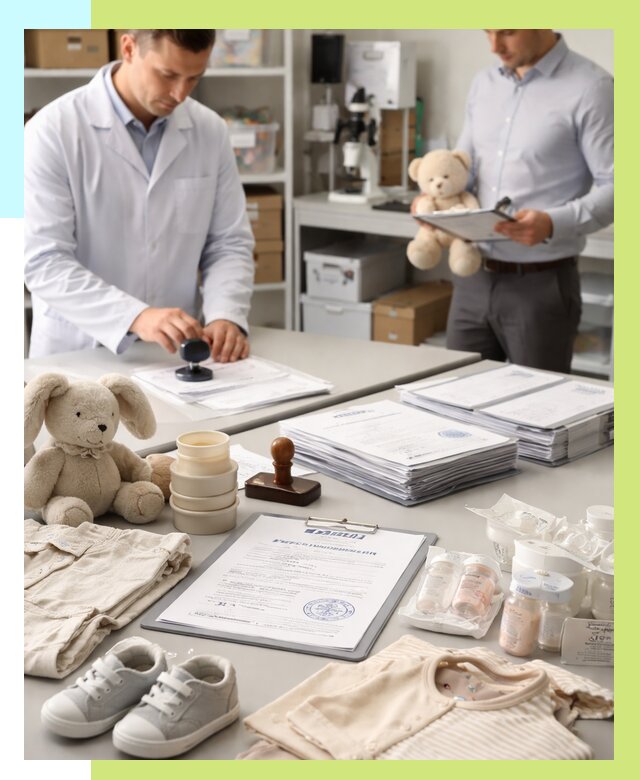 Сертификация детских товаров в Соли-Илецке от 15627 р. | Алешин-Сои