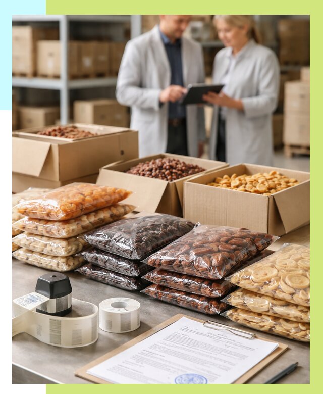 Сертификация сухофруктов в Соли-Илецке от 12502 р. | Алешин-Сои под ключ