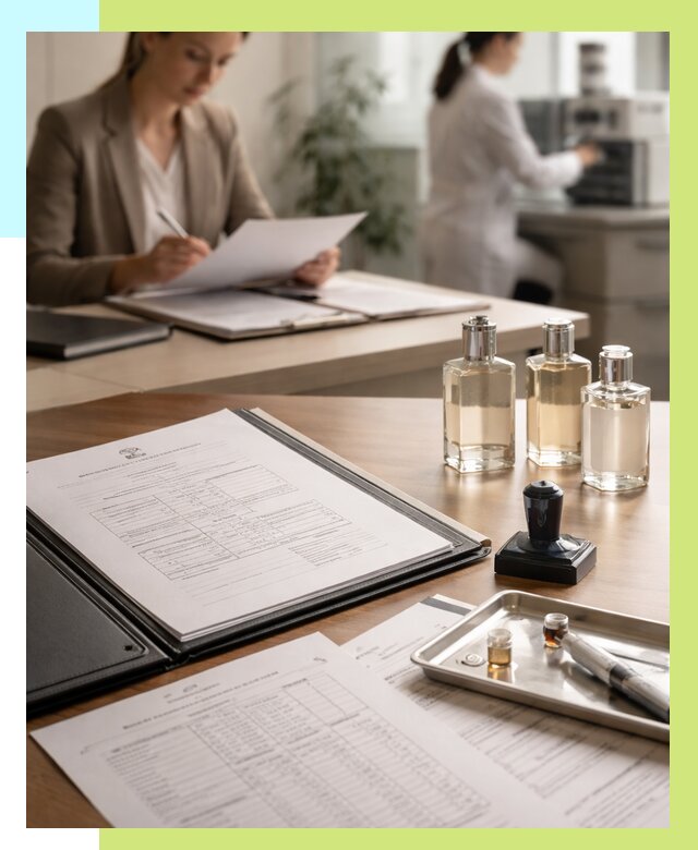 Сертификация парфюмерии в Соли-Илецке от 15627 р. | Алешин-Сои