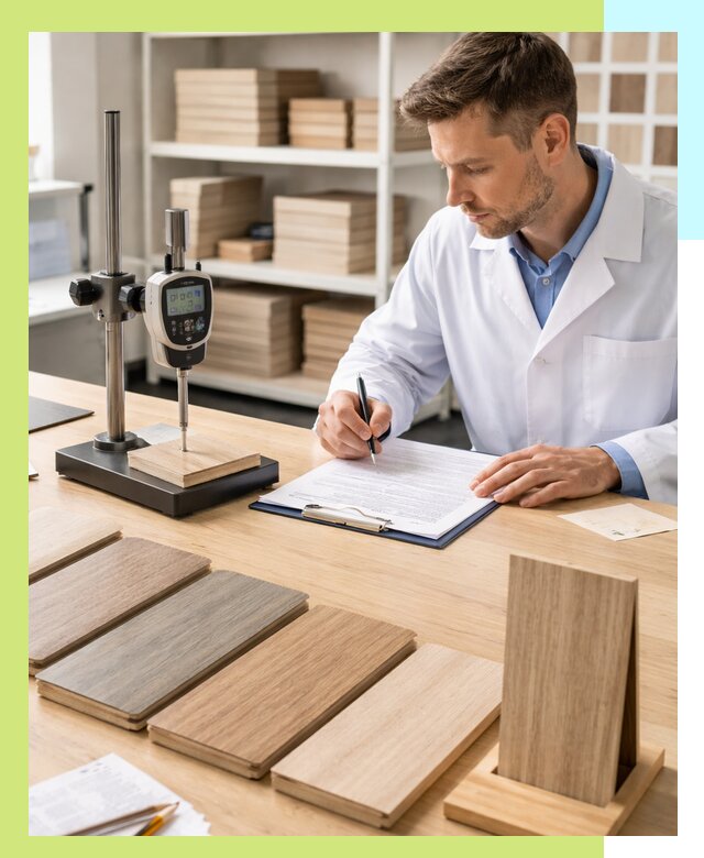 Сертификация ламината с испытаниями и оформлением документов в Соли-Илецке