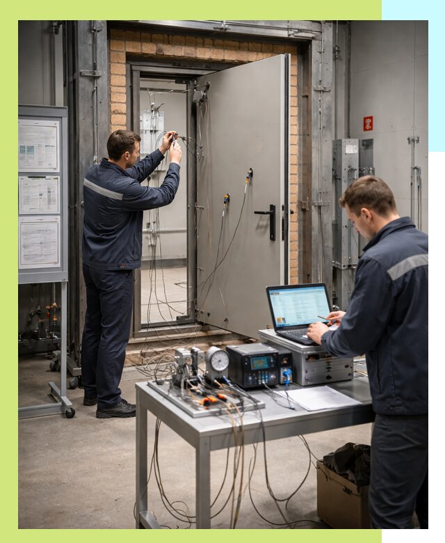 Сертификация противопожарных дверей в Соли-Илецке по ГОСТ и ТР