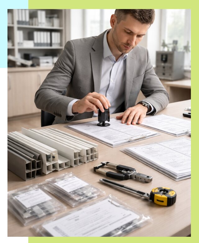 Сертификация ПВХ продукции в Соли-Илецке от 8855 р., Алешин-Сои