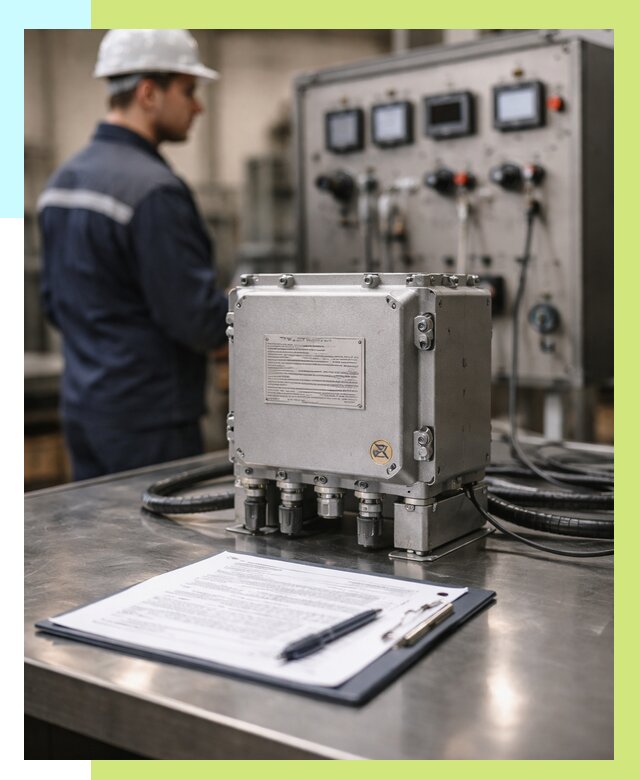 Сертификация взрывозащищенного оборудования в Соли-Илецке от 36463 р. | Алешин-Сои