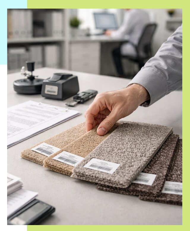 Сертификация ковролина в Соли-Илецке от 15627 р., Алешин-Сои