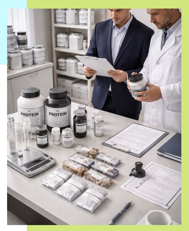 Сертификация спортивного питания в Соли-Илецке от 15627 р., Алешин-Сои