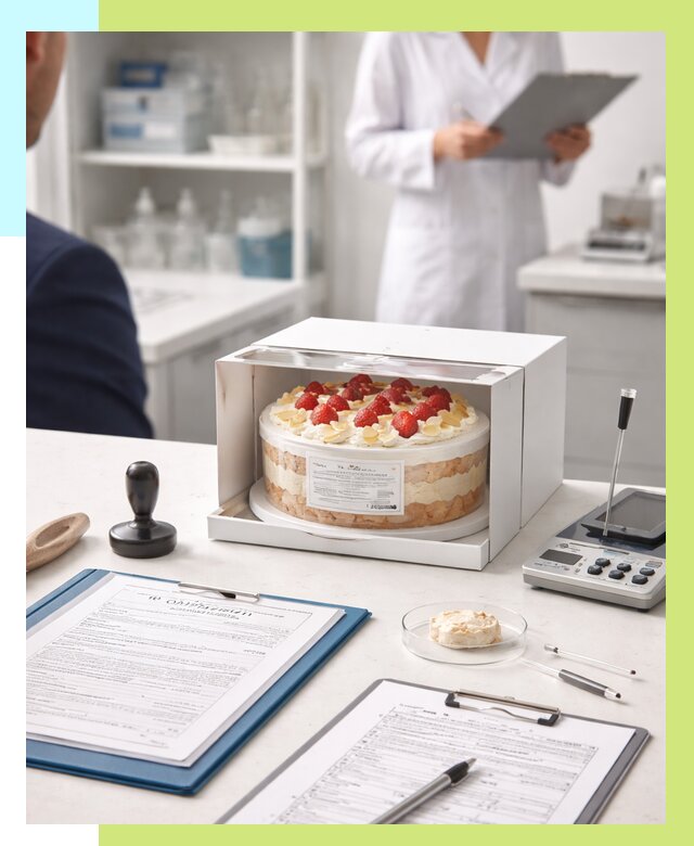 Сертификация тортов в Соли-Илецке от 9376 р. заказать | Алешин-Сои