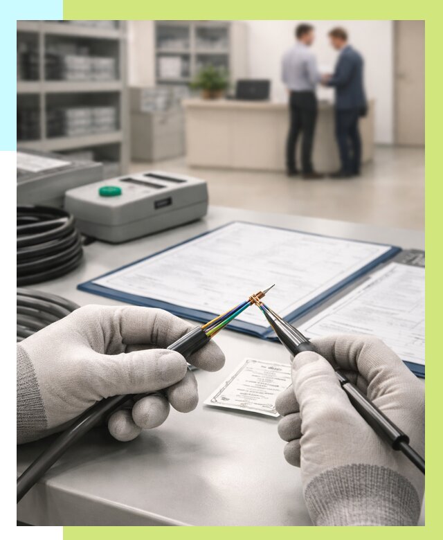 Сертификация провода в Соли-Илецке от 18752 р. в Алешин-Сои