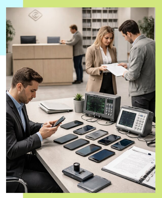 Сертификация телефонов в Соли-Илецке от 26045 р. под ключ | Алешин-Сои