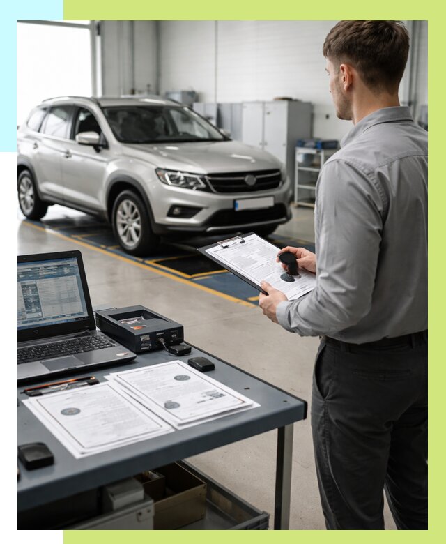 Сертификация транспортных средств в Соли-Илецке от 12502 р. | Алешин-Сои