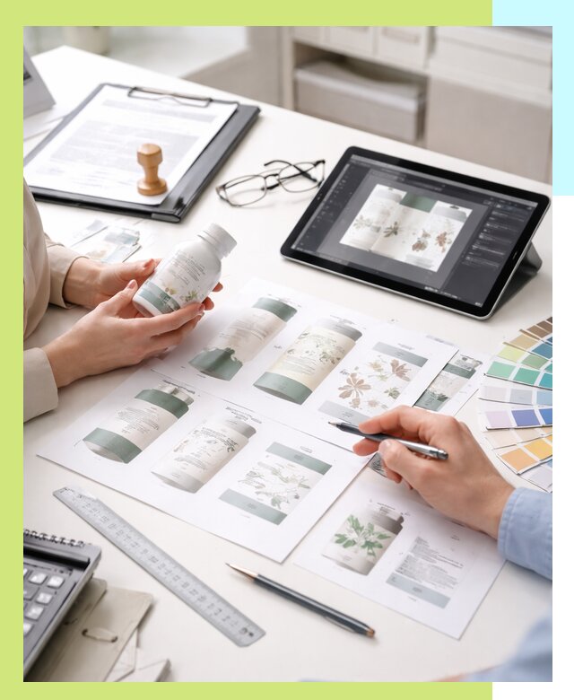 Профессиональная разработка дизайна и текста этикетки продукции в Соли-Илецке