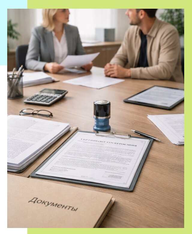 Сертификат соответствия на продукцию в Соли-Илецке от 15627 р.|Алешин-Сои