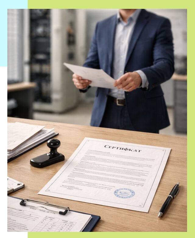 Сертификат на оборудование в Соли-Илецке от 15627 р. | Алешин-Сои