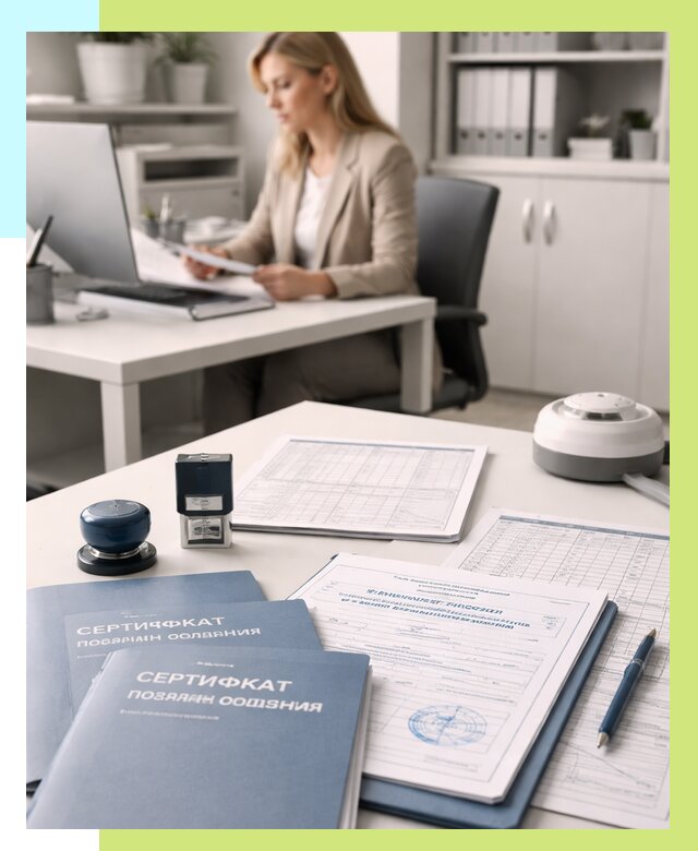 Сертификаты пожарной безопасности в Соли-Илецке от 15627 р. | Алешин-Сои