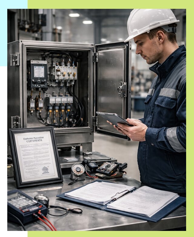 Сертификат взрывозащиты в Соли-Илецке от 46881 р. | Алешин-Сои