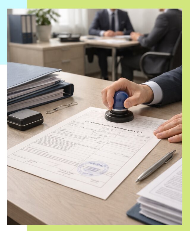 Сертификат происхождения СТ 1 в Соли-Илецке от 4688 р. | Алешин-Сои