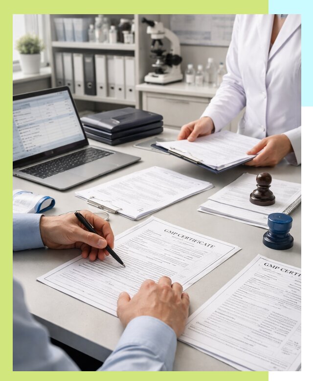 Оформление сертификата GMP в Соли-Илецке для фармпроизводства