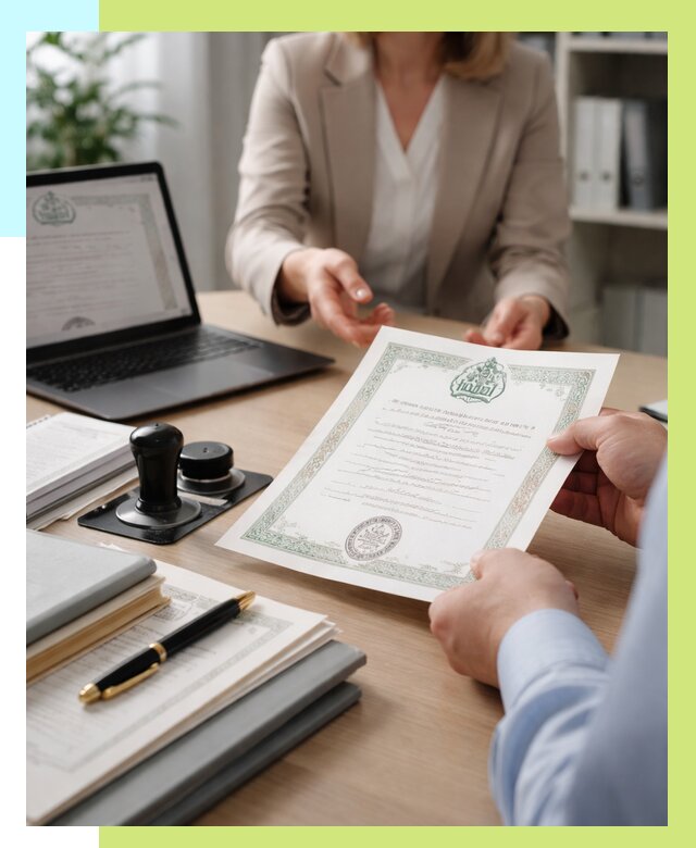 Халяль сертификат в Соли-Илецке, получить от 15627 р. | Алешин-Сои