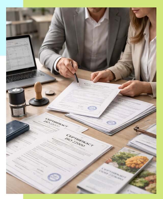 Сертификат ISO 22000 в Соли-Илецке от 41672 р. под ключ | Алешин-Сои